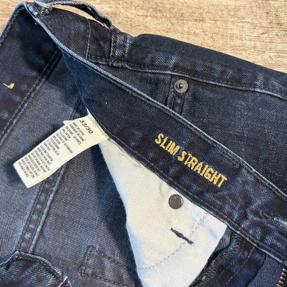 American Eagle Slim Straight Jeans 33x30 - Picture 4 of 5